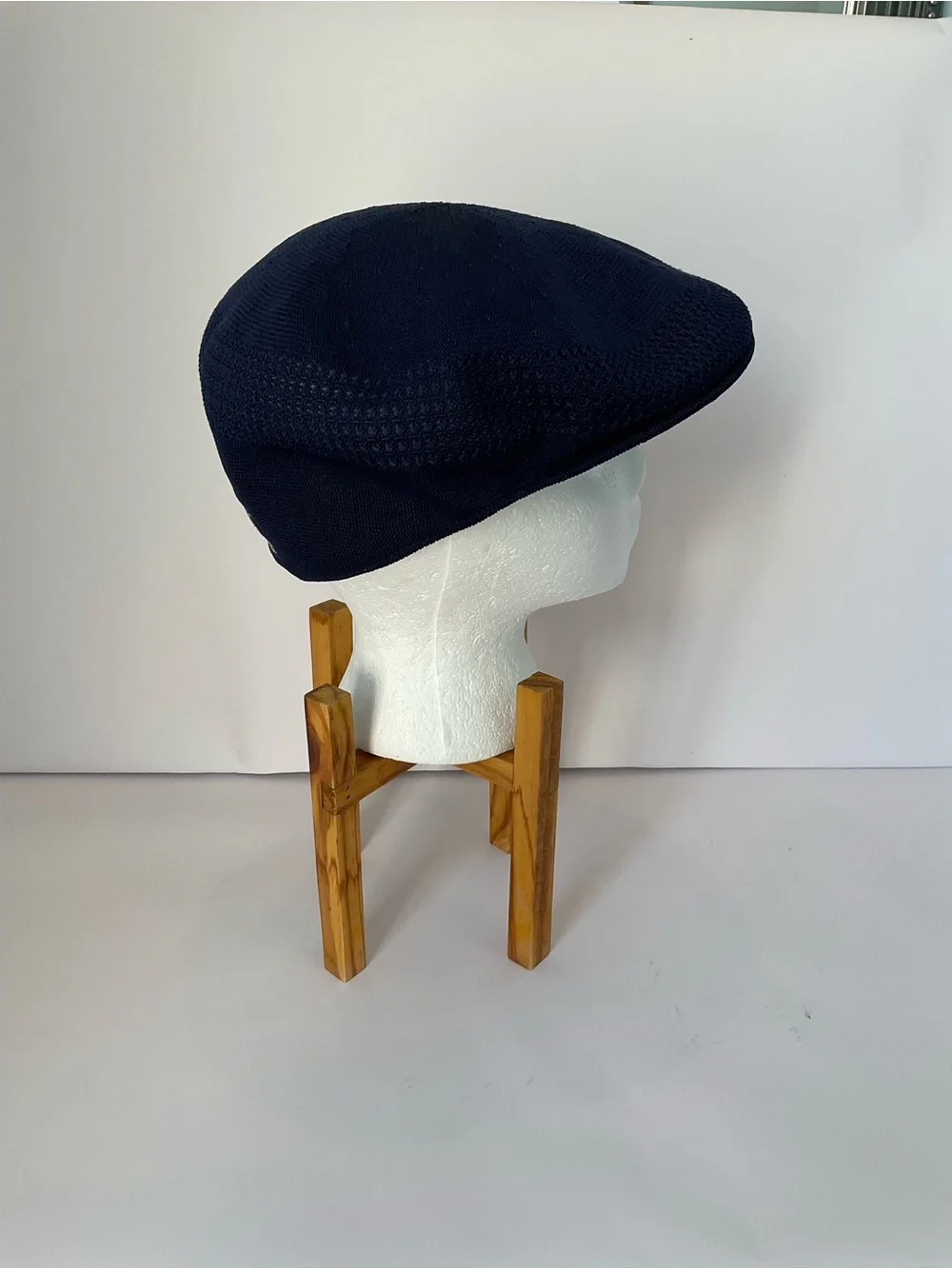 Men’s Kangol Ventair Navy Blue Flat Cap Newsboy Hat